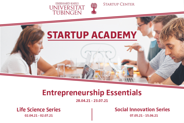 Einladung Startup Academy Uni Tübingen