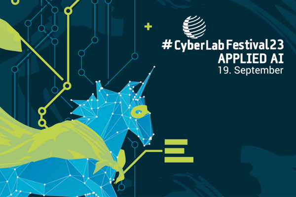 Veranstaltungsflyer für das CyberLab Festival 2023 am 19. September.