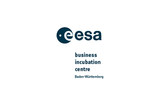 Logo ESA BIC BW. Text: esa business incubation centre Baden-Württemberg.