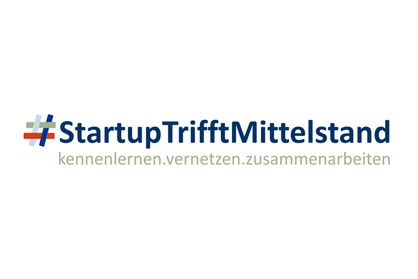 Logo #StartupTrifftMittelstand, ein virtuelles Veranstaltungs- und Matching-Format der baden-württembergischen Industrie- und Handelskammern.