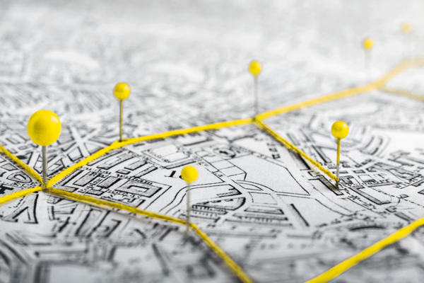 Key Visual GreenTech BW Atlas mit Stadtplan.