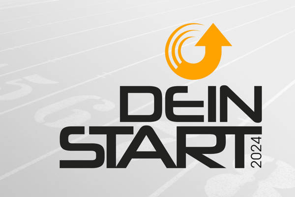 Logo der Veranstaltung “Dein Start 2024”.