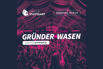 Key Visual Gründerwasen vom Startup Stuttgart e.V. am 1. Oktober 2024. Bildrechte: Startup Stuttgart e.V..