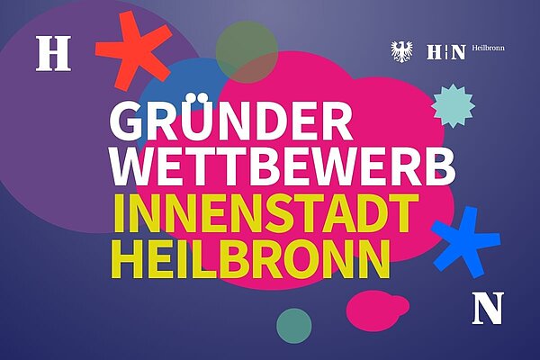 Key Visual für den Gründungswettbewerb “Raum für Ideen” der Stadt Heilbronn. 